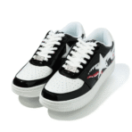 A Bathing Ape Shark Bapesta Shoes Black - Image 3