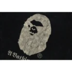A BATHING APE OVERDYE RELAXED FIT CREWNECK MENS-BLACK