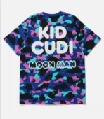 A Bathing Ape Bape X Kid Cudi Camo Tee-Purple