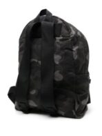 A Bathing Ape® Logo-Patch Camouflage-Print Backpack-Gray