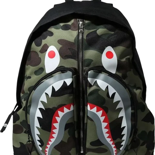 BAPE 1st Camo Shark Daypack ‘Green’