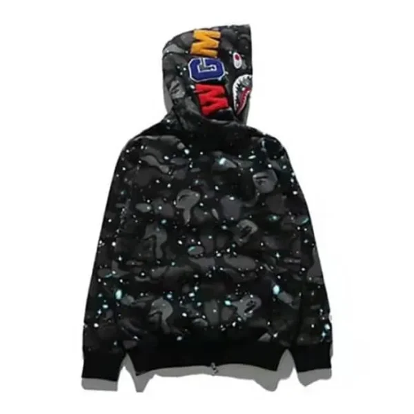 Bape ABC Shark Camo Hoodie