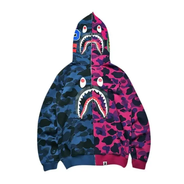 BAPE Bathing Ape-Man Head Shark Hoodie