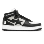 BAPE STA Logo Patch Leather Trainers Shoes
