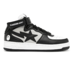 BAPE STA Logo Patch Leather Trainers Shoes