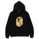BAPE x OVO Ape Head Hoodie-BLACK