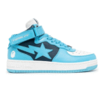 BAPESTA SAX Logo Patch High Top Trainers Shoes
