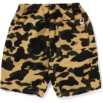 Bape 1st Camo Climbing Shorts Jr Kids-Yellow
