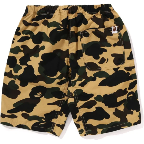 Bape 1st Camo Climbing Shorts Jr Kids-Yellow