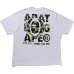 Bape ABC Camo Ape Head Relaxed Fit Tee Mens-Grey