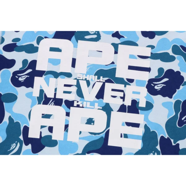 Bape ABC Camo Asnka Crewneck Mens-Blue