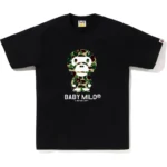 Bape ABC Camo Baby Milo Tee Mens-Black