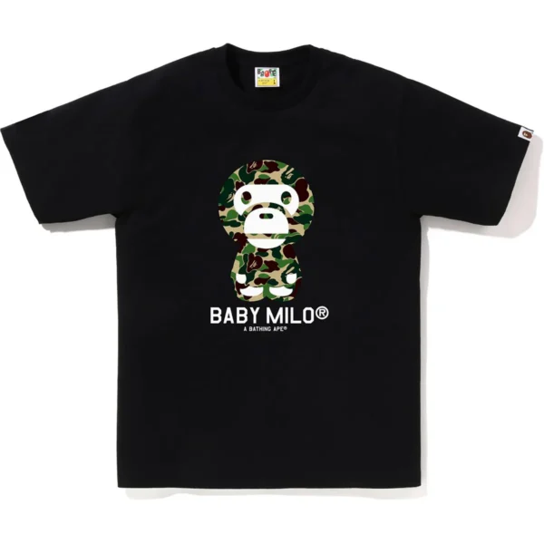 Bape ABC Camo Baby Milo Tee Mens-Black