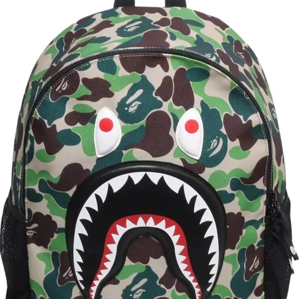 Bape ABC Camo Shark Daypack Green