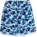 Bape ABC Camo Shark Sweat Shorts Mens-Blue