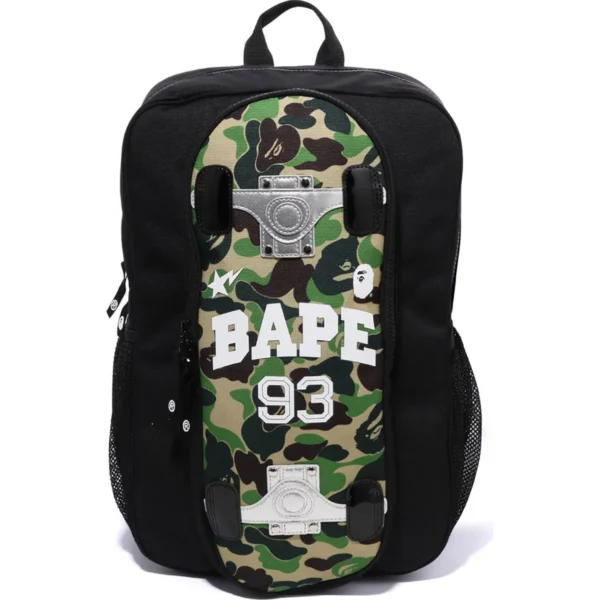 Bape ABC Camo Skateboard Daypack Kids-Black