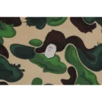 Bape Art Camo Metal One Point Crewneck Mens-Green