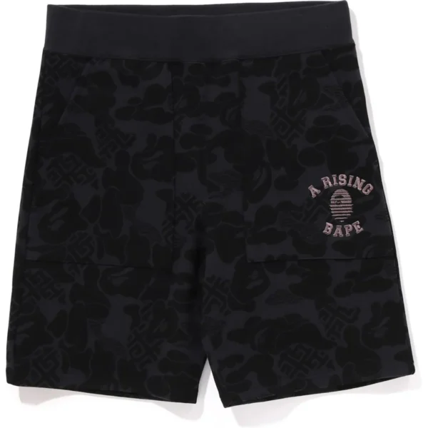 Bape Asia Camo Sweat Shorts Mens-Black