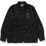 Bape Asia Camo Zip Jacket Mens-Black