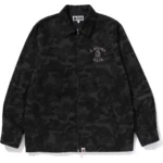 Bape Asia Camo Zip Jacket Mens-Black