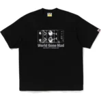 Bape Baby Milo Figure Relaxed Fit Tee Mens-Black