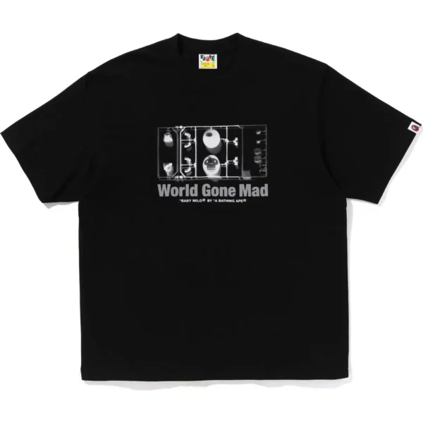 Bape Baby Milo Figure Relaxed Fit Tee Mens-Black