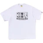 Bape Baby Milo Figure Relaxed Fit Tee Mens-White