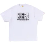 Bape Baby Milo Figure Relaxed Fit Tee Mens-White