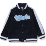 Bape Bathing Ape Patch Stadium Jacket Kids-Blue