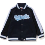 Bape Bathing Ape Patch Stadium Jacket Kids-Blue