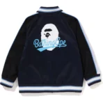 Bape Bathing Ape Patch Stadium Jacket Kids-Blue