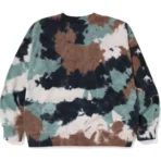 Bape Black Chusen Loose Fit Crewneck Mens-Brown