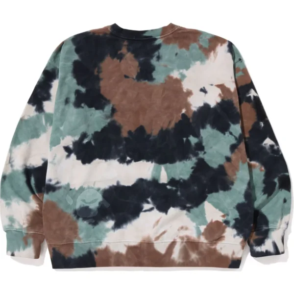 Bape Black Chusen Loose Fit Crewneck Mens-Brown
