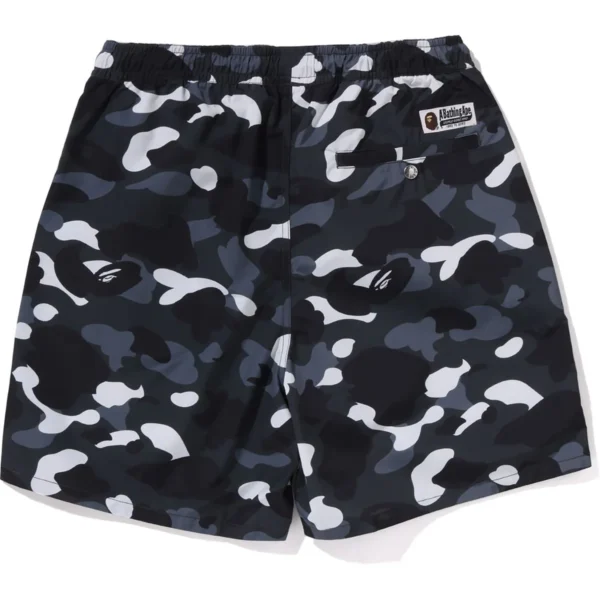 Bape City Camo Ape Head One Point Beach Shorts Mens-Camo