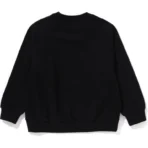 Bape College Relaxed Fit Crewneck Sweatshirt Kids-Black