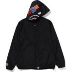 Bape Hoodie Shark Hoodie Jacket Ladies-Black