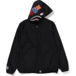 Bape Hoodie Shark Hoodie Jacket Ladies-Black