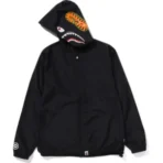 Bape Hoodie Shark Hoodie Jacket Ladies-Black