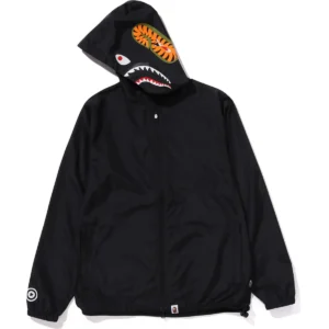 Bape Hoodie Shark Hoodie Jacket Ladies-Black