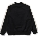 Bape Lux Sport Pattern Jacquard Crewneck Mens-Black