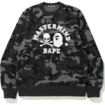 Bape MM Crewneck Mens-Black