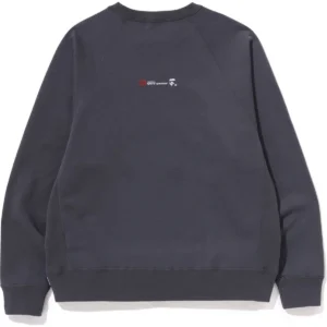 Bape Relaxed Fit Crewneck Mens-Gray