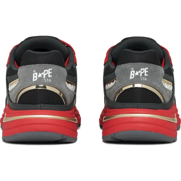 Bape Shark Bapesta China Mens-Black Shoes