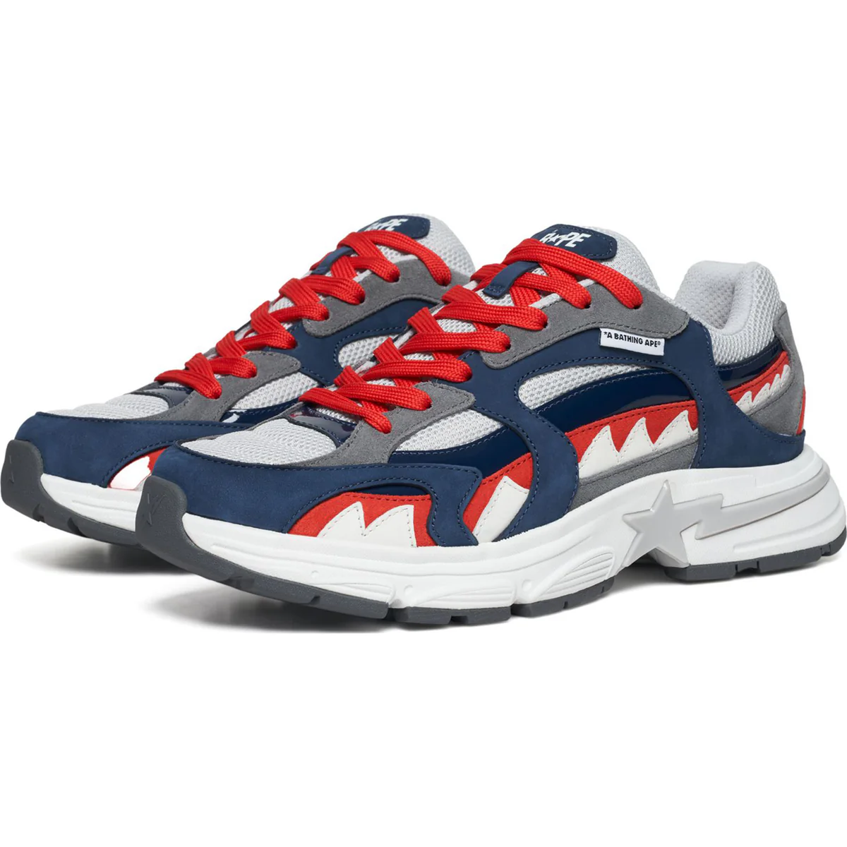 Bape Shark Bapesta France Mens-Navy Bape Shark Bapesta France Mens-Navy