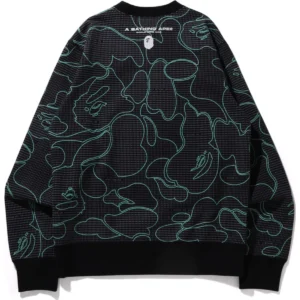 Bape Upcycle Crewneck Mens-Black
