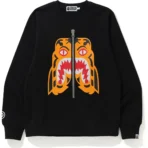 Bape Tiger Crewneck Mens-Black