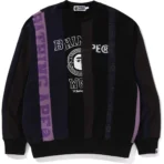Bape Upcycle Crewneck Mens-Black
