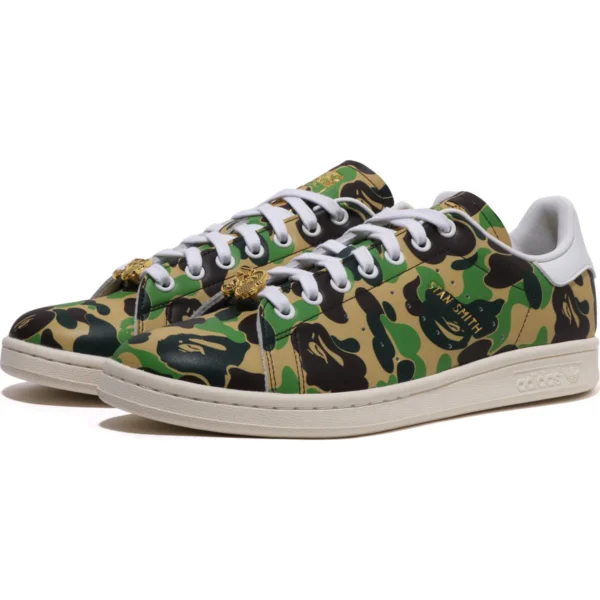 Bape X Adidas Stan Smith Bape ABC Camo Green