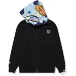 Bape X Bayc Shark Full Zip Hoodie Mens-Black