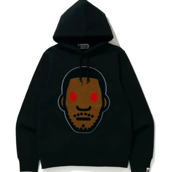 Bape X Kid Cudi Pullover Hooded Sweatshirt Black